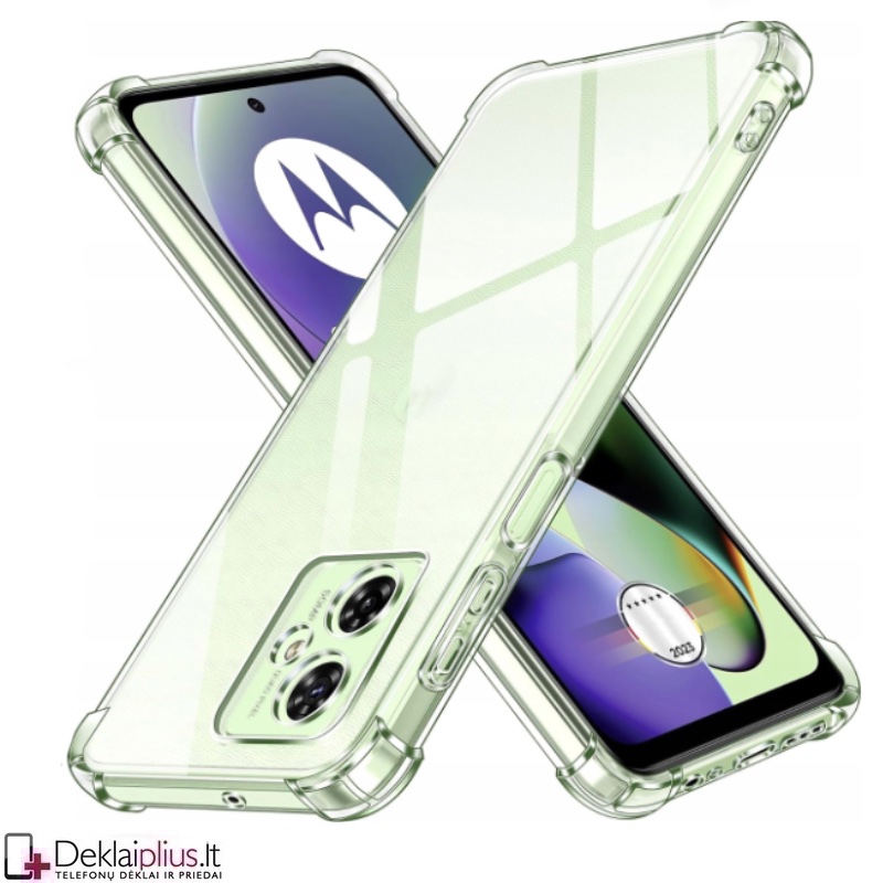 Silikoninis - Anti shock dėklas - permatomas 1.5 mm. (Motorola Moto G54) Silikoninis - Anti shock dėklas - permatomas 1.5 mm. (Motorola Moto G54)